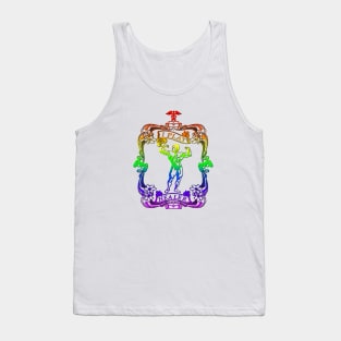 I Play Healer Video Game Gamer Support Hero Cool Rainbow Tank Top